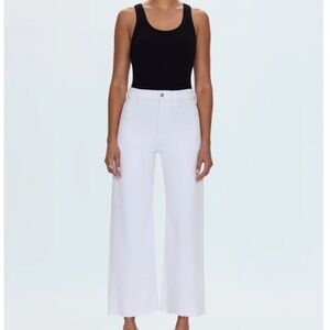 pistola penny high rise High-Rise wide leg Cropped Jeans